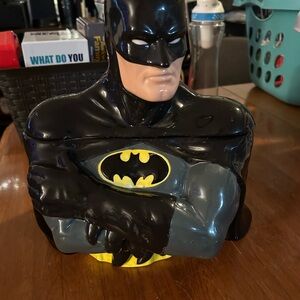 Black and Yellow Batman Cookie Jar